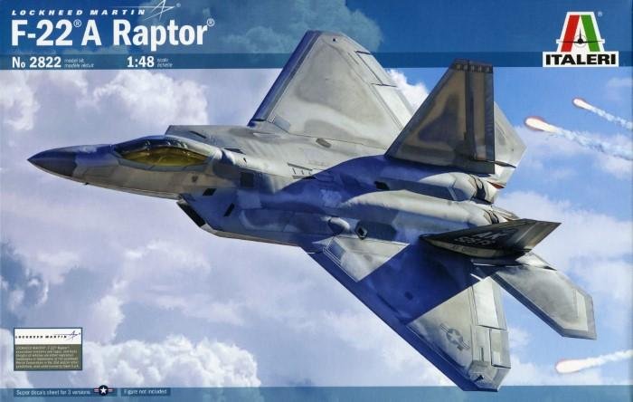 Italeri F-22A Raptor 1/48 review reissued kit
